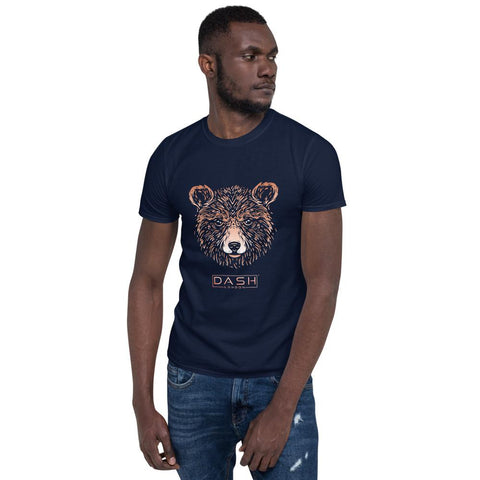 Dash London Animals & Rainforest Men's Short-Sleeve T-Shirt - Bear - Dash London
