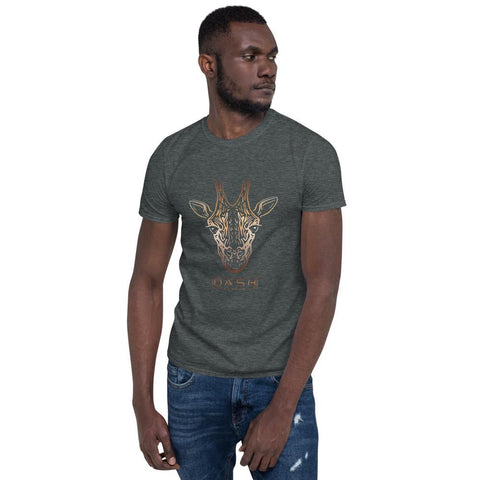 Dash London Animals & Rainforest Men's Short-Sleeve T-Shirt - Giraffe - Dash London