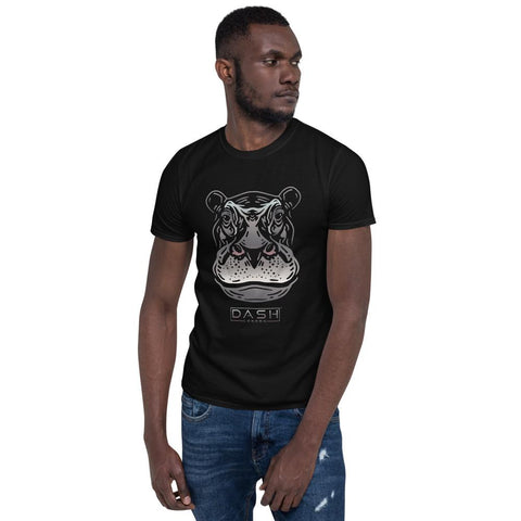 Dash London Animals & Rainforest Men's Short-Sleeve T-Shirt - Hippo - Dash London