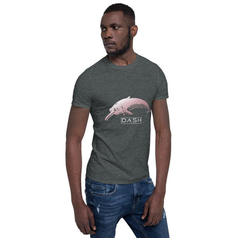 Dash London Animals & Rainforest Men's Short-Sleeve T-Shirt - River Dolphin - Dash London