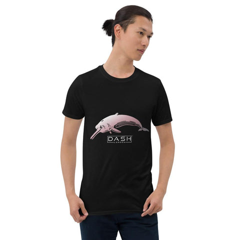 Dash London Animals & Rainforest Men's Short-Sleeve T-Shirt - River Dolphin - Dash London