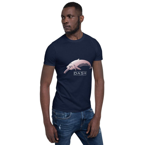 Dash London Animals & Rainforest Men's Short-Sleeve T-Shirt - River Dolphin - Dash London