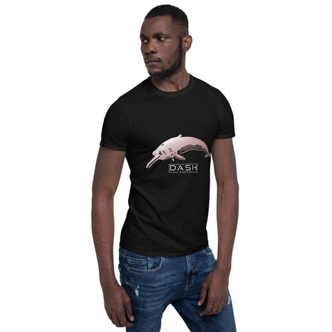Dash London Animals & Rainforest Men's Short-Sleeve T-Shirt - River Dolphin - Dash London