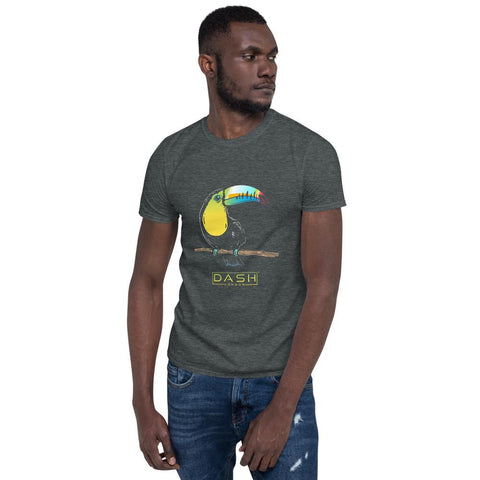 Dash London Animals & Rainforest Men's Short-Sleeve T-Shirt - Tucan - Dash London