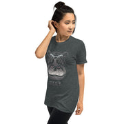 Dash London Animals & Rainforest Women's Short-Sleeve T-Shirt - Hippo - Dash London