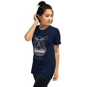Dash London Animals & Rainforest Women's Short-Sleeve T-Shirt - Hippo - Dash London