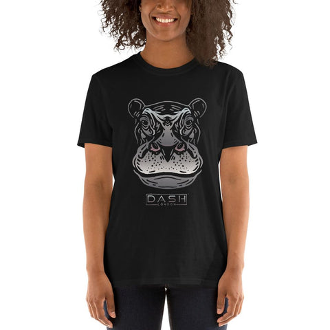 Dash London Animals & Rainforest Women's Short-Sleeve T-Shirt - Hippo - Dash London