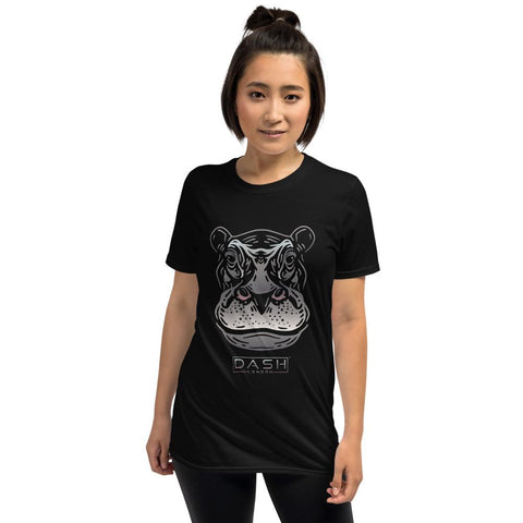 Dash London Animals & Rainforest Women's Short-Sleeve T-Shirt - Hippo - Dash London
