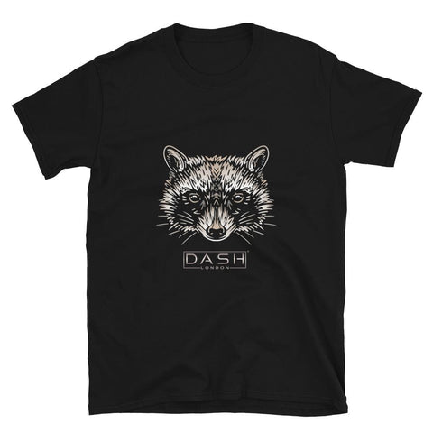 Dash London Animals & Rainforest Women's Short-Sleeve T-Shirt - Raccoon - Dash London