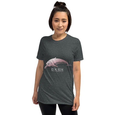 Dash London Animals & Rainforest Women's Short-Sleeve T-Shirt - River Dolphin - Dash London