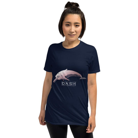 Dash London Animals & Rainforest Women's Short-Sleeve T-Shirt - River Dolphin - Dash London