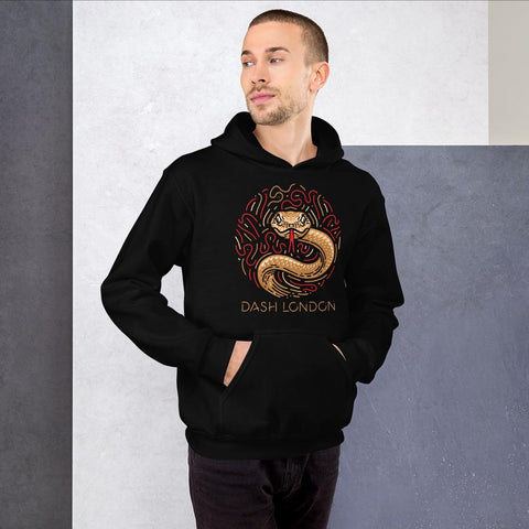 Dash London Men's Chinese Zodiac Premium Hoodie - Snake - Dash London