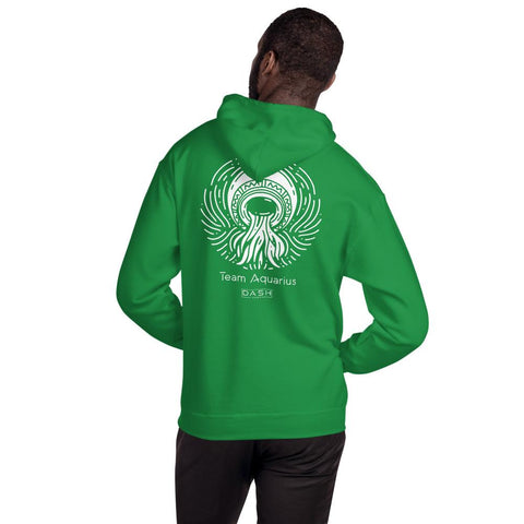 Dash London Men's Zodiac Premium Hoodie – Team Aquarius - Dash London