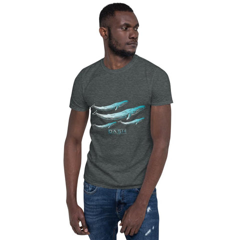 Dash London Sea Life Men's Short-Sleeve T-Shirt - Blue Whale - Dash London