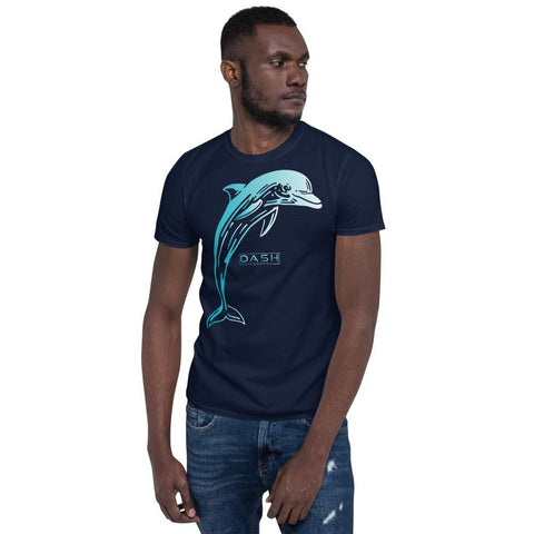 Dash London Sea Life Men's Short-Sleeve T-Shirt - Dolphin - Dash London