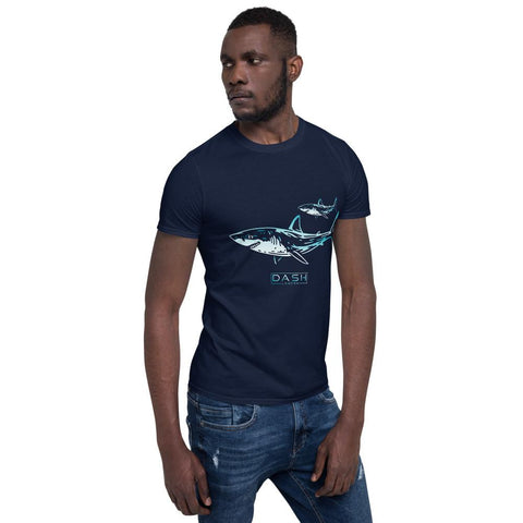 Dash London Sea Life Men's Short-Sleeve T-Shirt - Shark - Dash London