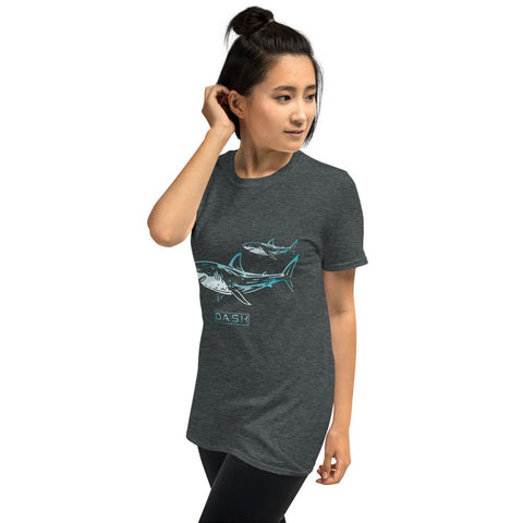 Dash London Sea Life Women's Short-Sleeve T-Shirt - Shark - Dash London