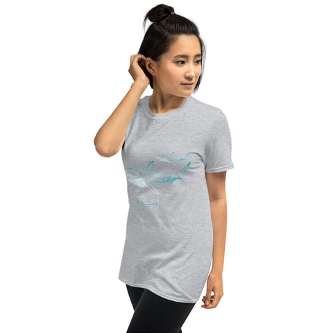 Dash London Sea Life Women's Short-Sleeve T-Shirt - Shark - Dash London