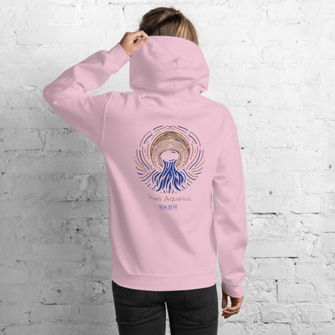 Dash London Women's Zodiac Premium Hoodie – Team Aquarius - Dash London