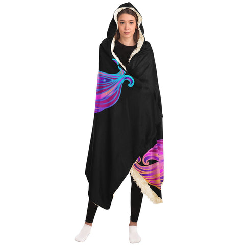 MEDITATION & YOGA DESIGN PREMIUM HOODED BLANKET - Dash London