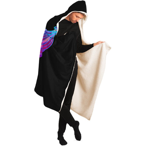 MEDITATION & YOGA DESIGN PREMIUM HOODED BLANKET - Dash London