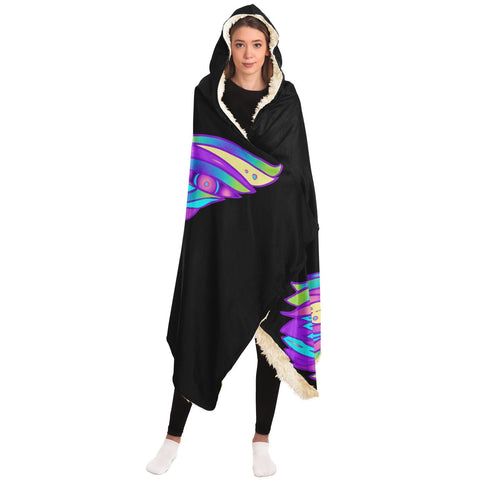 MEDITATION & YOGA DESIGN PREMIUM HOODED BLANKET - Dash London