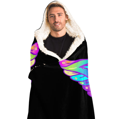 MEDITATION & YOGA DESIGN PREMIUM HOODED BLANKET - Dash London