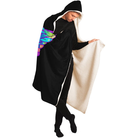 MEDITATION & YOGA DESIGN PREMIUM HOODED BLANKET - Dash London