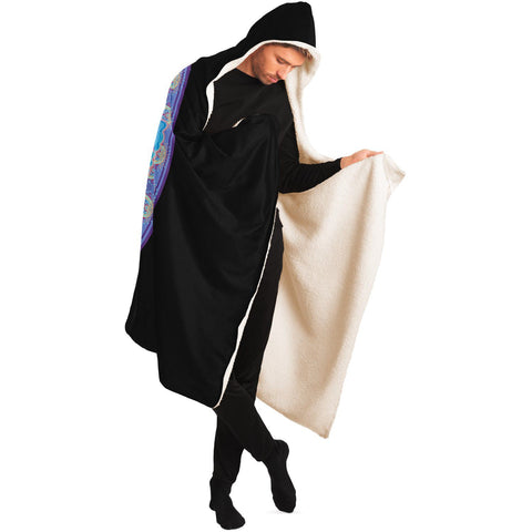 MEDITATION & YOGA DESIGN PREMIUM HOODED BLANKET - Dash London
