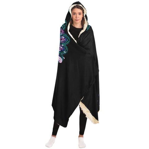 MEDITATION & YOGA DESIGN PREMIUM HOODED BLANKET - Dash London
