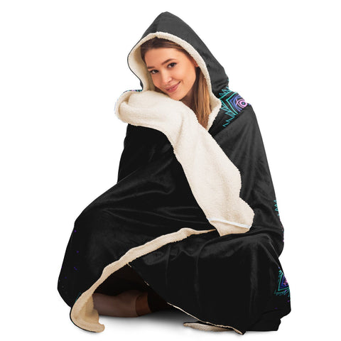 MEDITATION & YOGA DESIGN PREMIUM HOODED BLANKET - Dash London