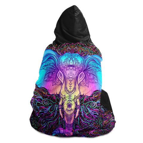MEDITATION & YOGA DESIGN PREMIUM HOODED BLANKET - Dash London