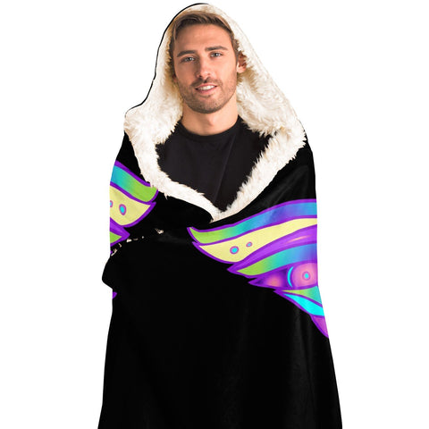 MEDITATION & YOGA DESIGN PREMIUM HOODED BLANKET - Dash London
