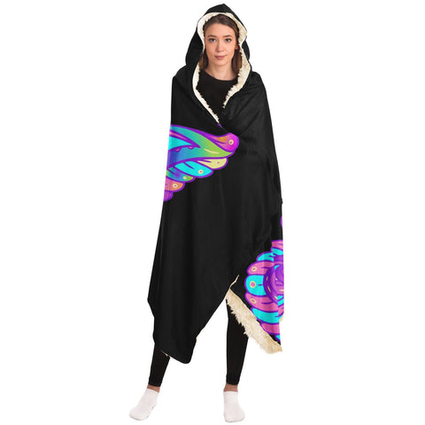 MEDITATION & YOGA DESIGN PREMIUM HOODED BLANKET - Dash London