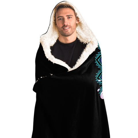 MEDITATION & YOGA DESIGN PREMIUM HOODED BLANKET - Dash London