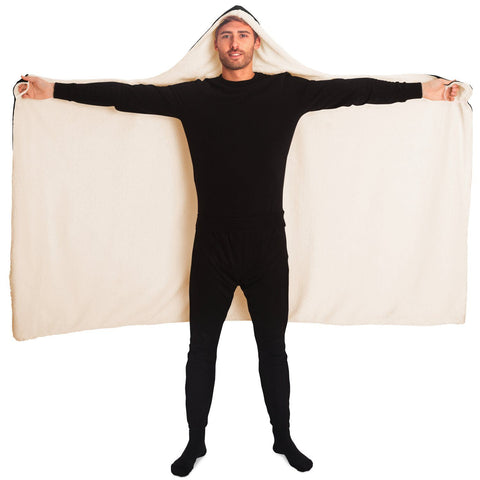MEDITATION & YOGA DESIGN PREMIUM HOODED BLANKET - Dash London