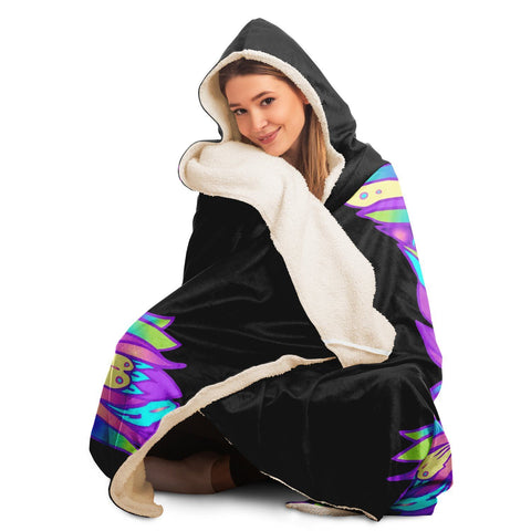 MEDITATION & YOGA DESIGN PREMIUM HOODED BLANKET - Dash London