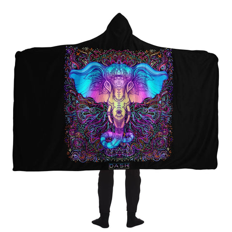 MEDITATION & YOGA DESIGN PREMIUM HOODED BLANKET - Dash London