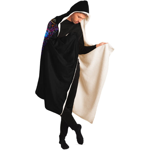 MEDITATION & YOGA DESIGN PREMIUM HOODED BLANKET - Dash London