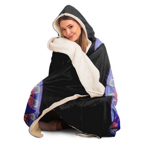 MEDITATION & YOGA DESIGN PREMIUM HOODED BLANKET - Dash London