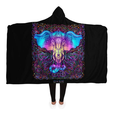 MEDITATION & YOGA DESIGN PREMIUM HOODED BLANKET - Dash London