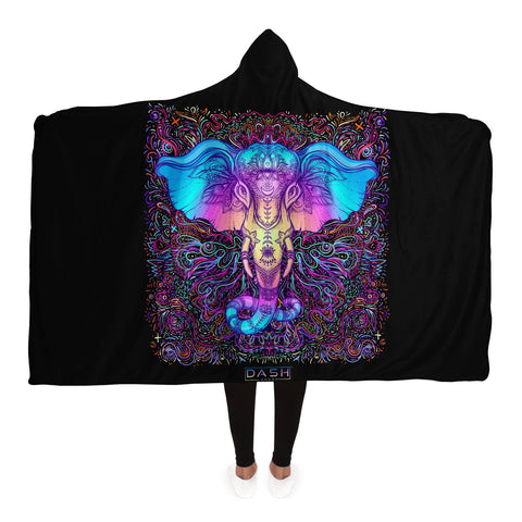 MEDITATION & YOGA DESIGN PREMIUM HOODED BLANKET - Dash London